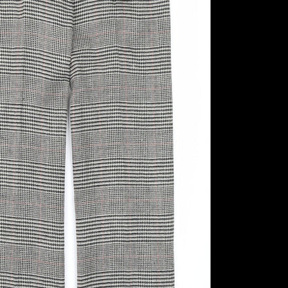 Massimo Womens Brown Check  Trousers  Size 32 in L31 in