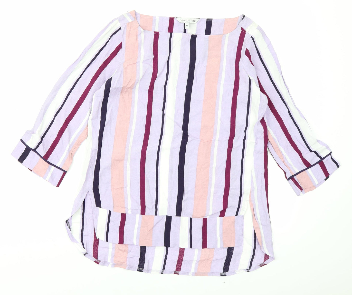 Womens UK Size 6 NEXT Purple Basic Blouse