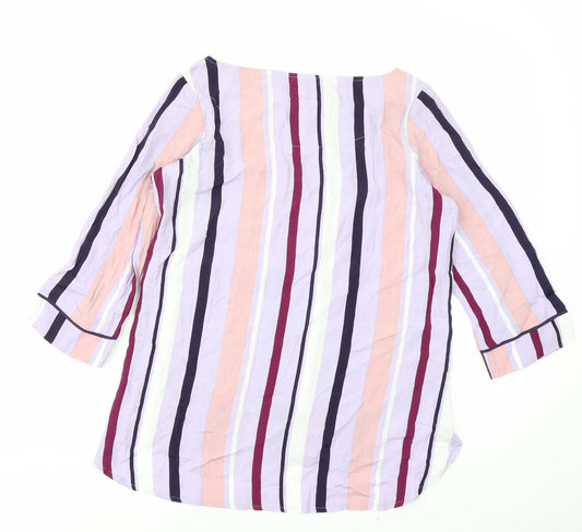 Womens UK Size 6 NEXT Purple Basic Blouse