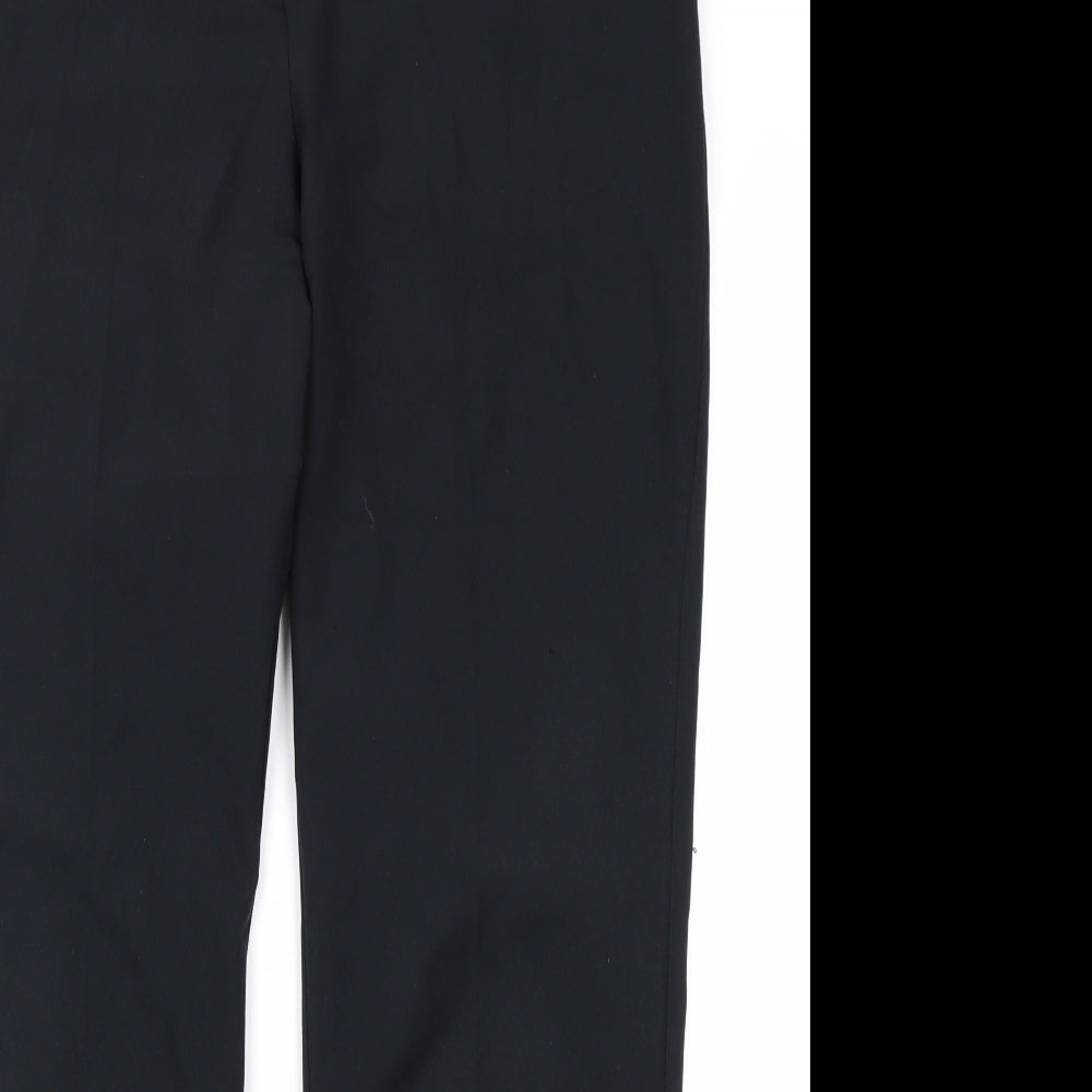Womens UK Size 14 W Regular Fit  Black Trousers