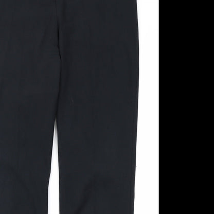 Womens UK Size 14 W Regular Fit  Black Trousers
