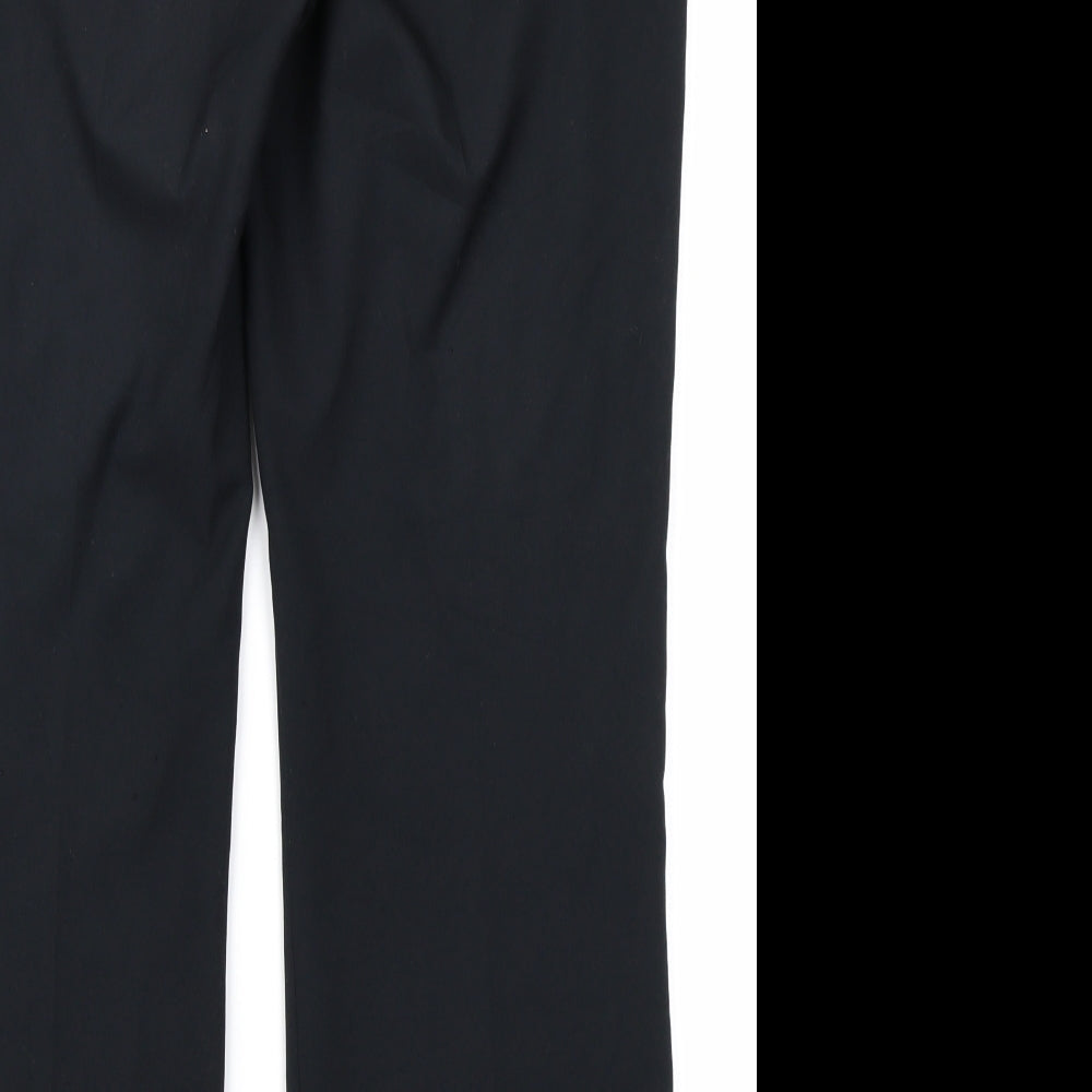 Womens UK Size 14 W Regular Fit  Black Trousers