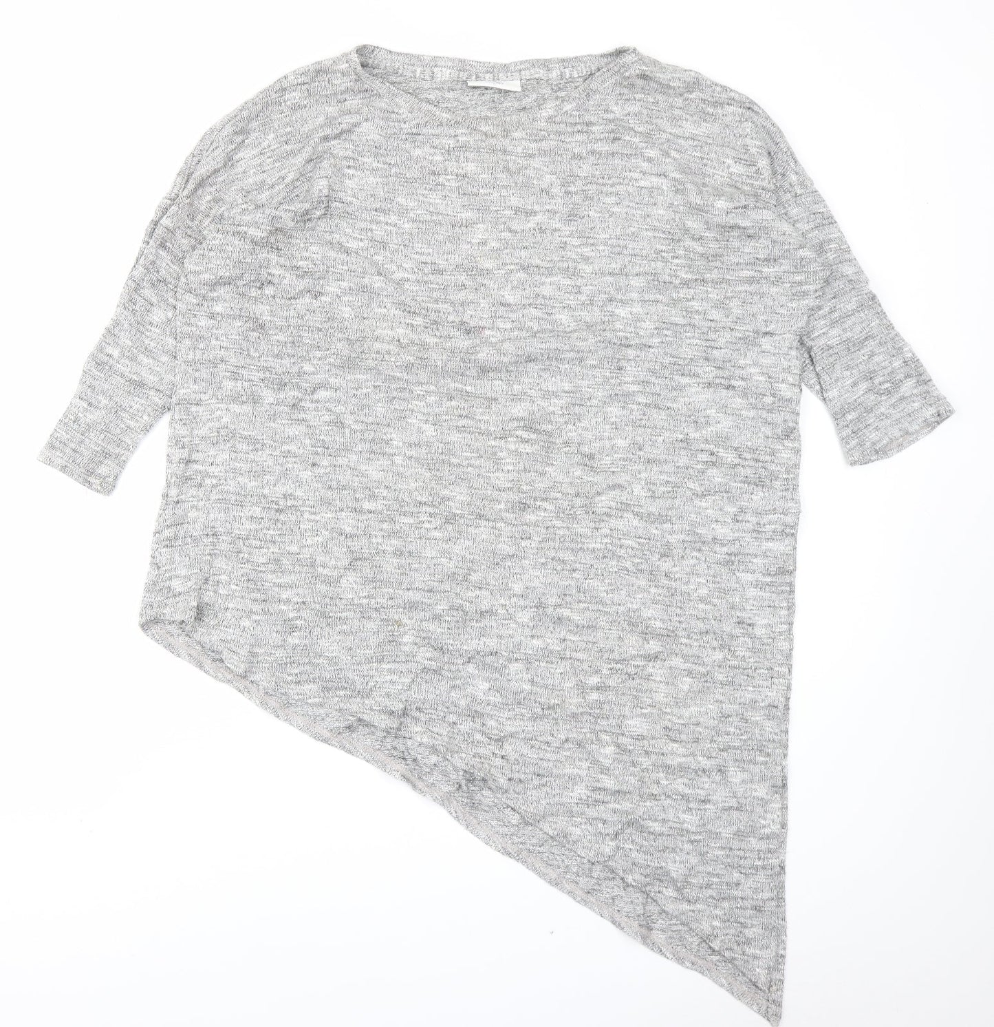 Womens UK Size M Wallis Grey Basic T-Shirt