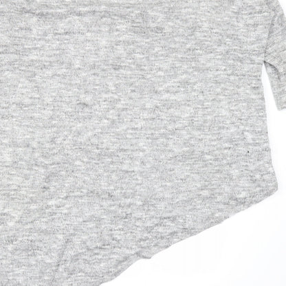 Womens UK Size M Wallis Grey Basic T-Shirt