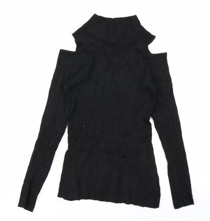 Preworn Womens Black   Pullover Jumper Size M