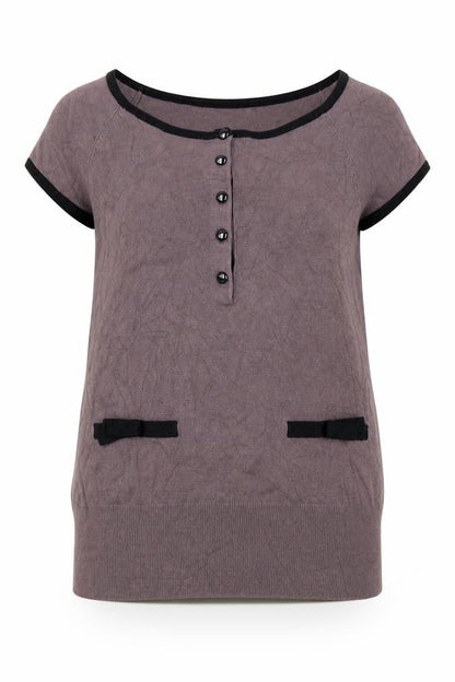 H&M Womens Brown  Knit Pullover Jumper Size S
