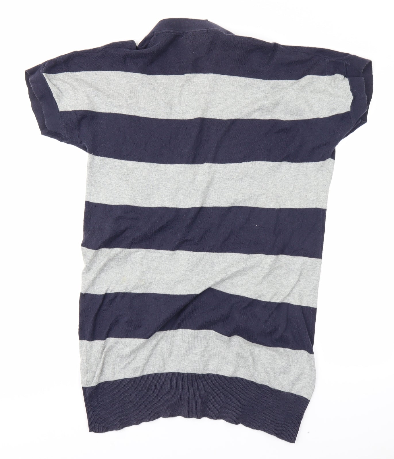 Atmosphere Womens Blue Striped Knit Cardigan Jumper Size 16