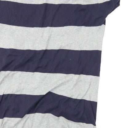 Atmosphere Womens Blue Striped Knit Cardigan Jumper Size 16