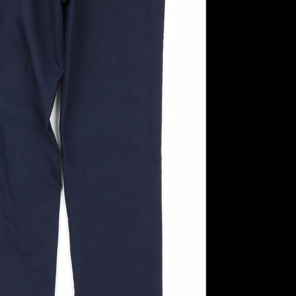 Womens UK Size 6 H&M Regular Fit  Blue Trousers
