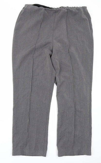 Bonmarché Womens Grey   Trousers  Size 12 L25 in