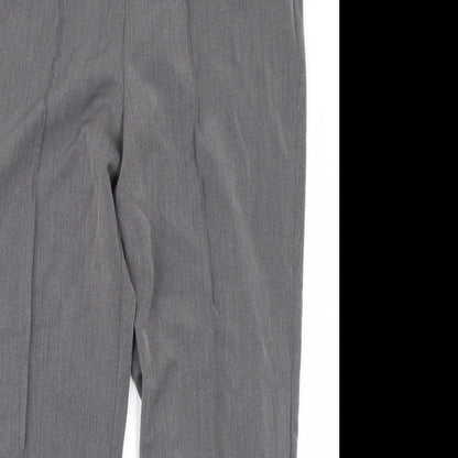 Bonmarché Womens Grey   Trousers  Size 12 L25 in