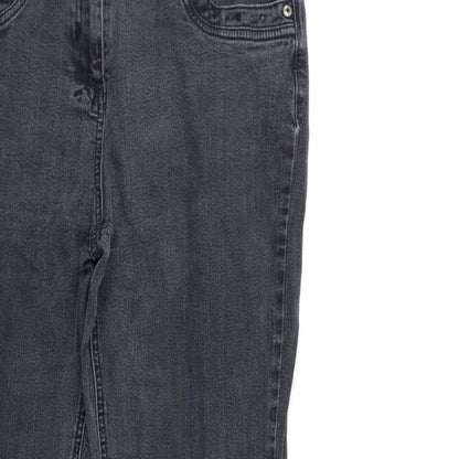 Womens UK Size 30 in Preworn Regular Fit Tapered Grey Jeans