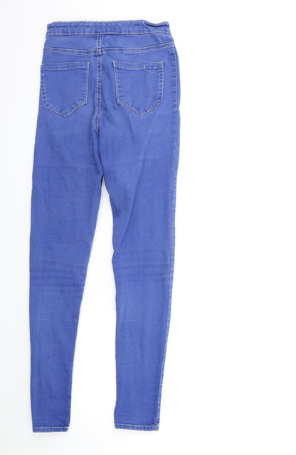 Denim & Co. Womens Blue  Denim Skinny Jeans Size 10 L28 in