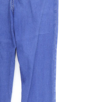 Denim & Co. Womens Blue  Denim Skinny Jeans Size 10 L28 in