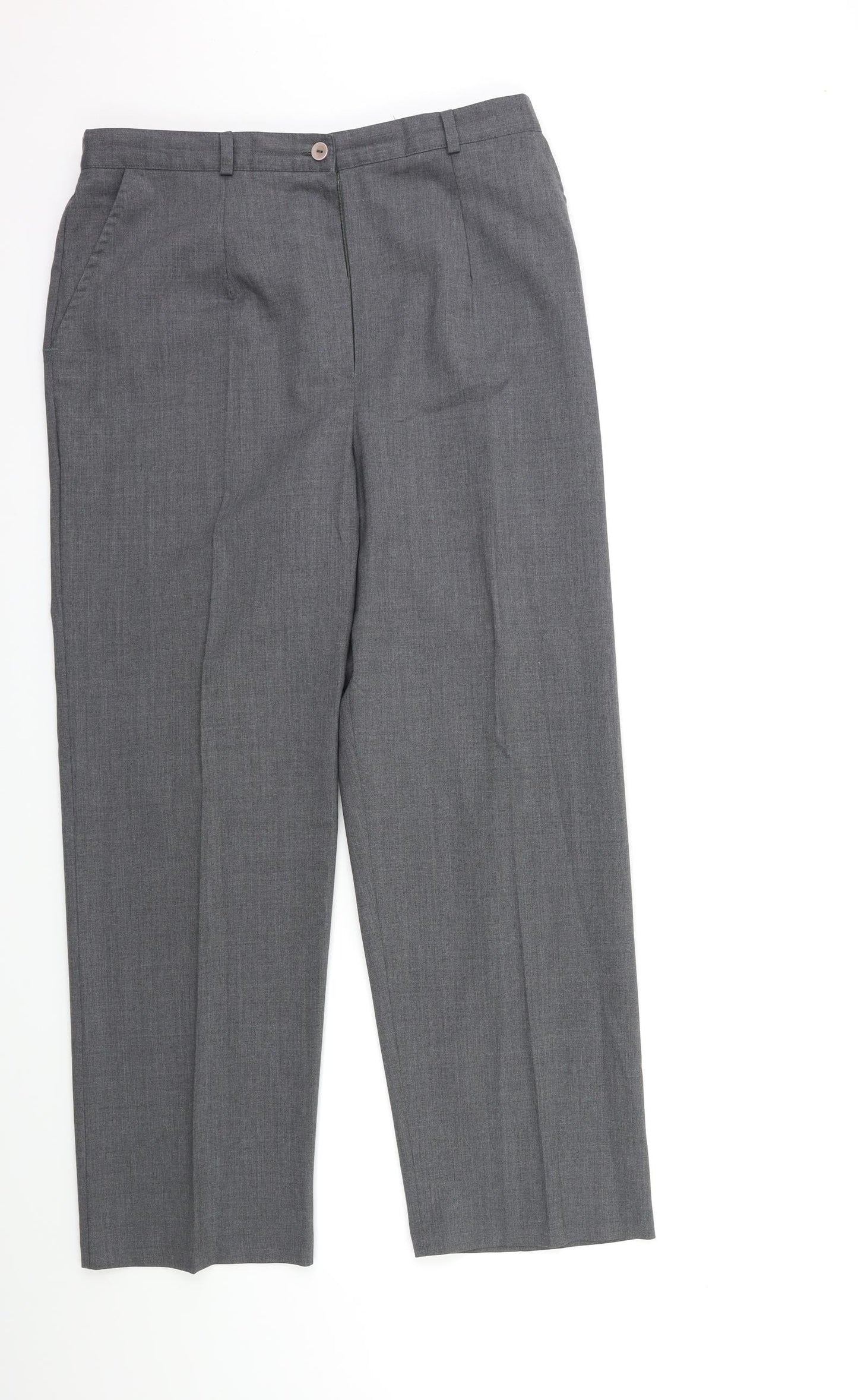 Debenhams Womens Grey   Trousers  Size 16 L28 in