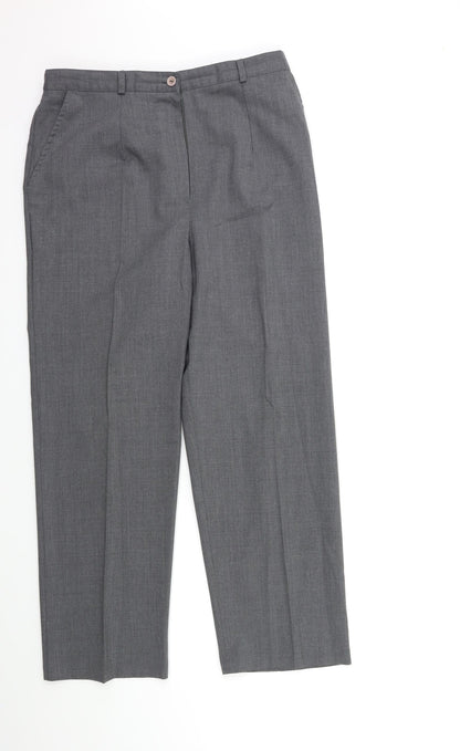 Debenhams Womens Grey   Trousers  Size 16 L28 in