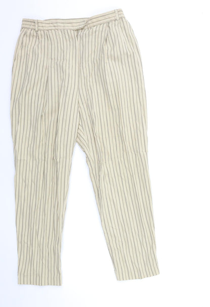 Womens UK Size 30 in Marks and Spencer Regular Fit  Beige Trousers