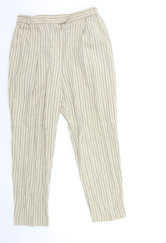 Womens UK Size 30 in Marks and Spencer Regular Fit  Beige Trousers