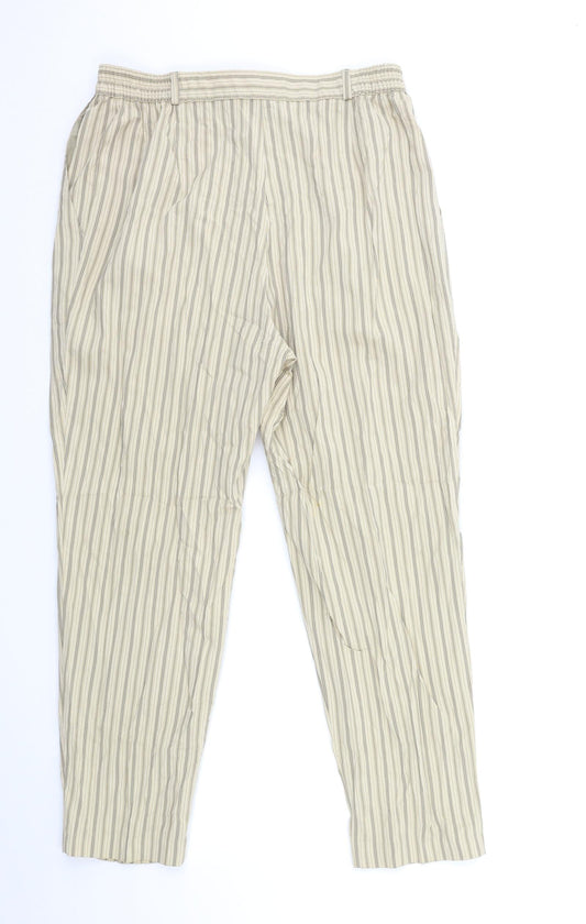 Womens UK Size 30 in Marks and Spencer Regular Fit  Beige Trousers