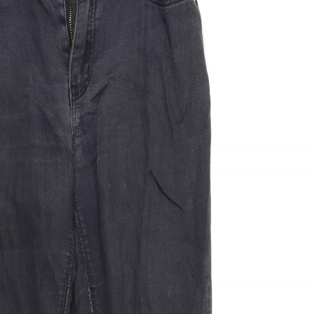 Denim & Co. Womens Grey  Denim Skinny Jeans Size 8 L28 in