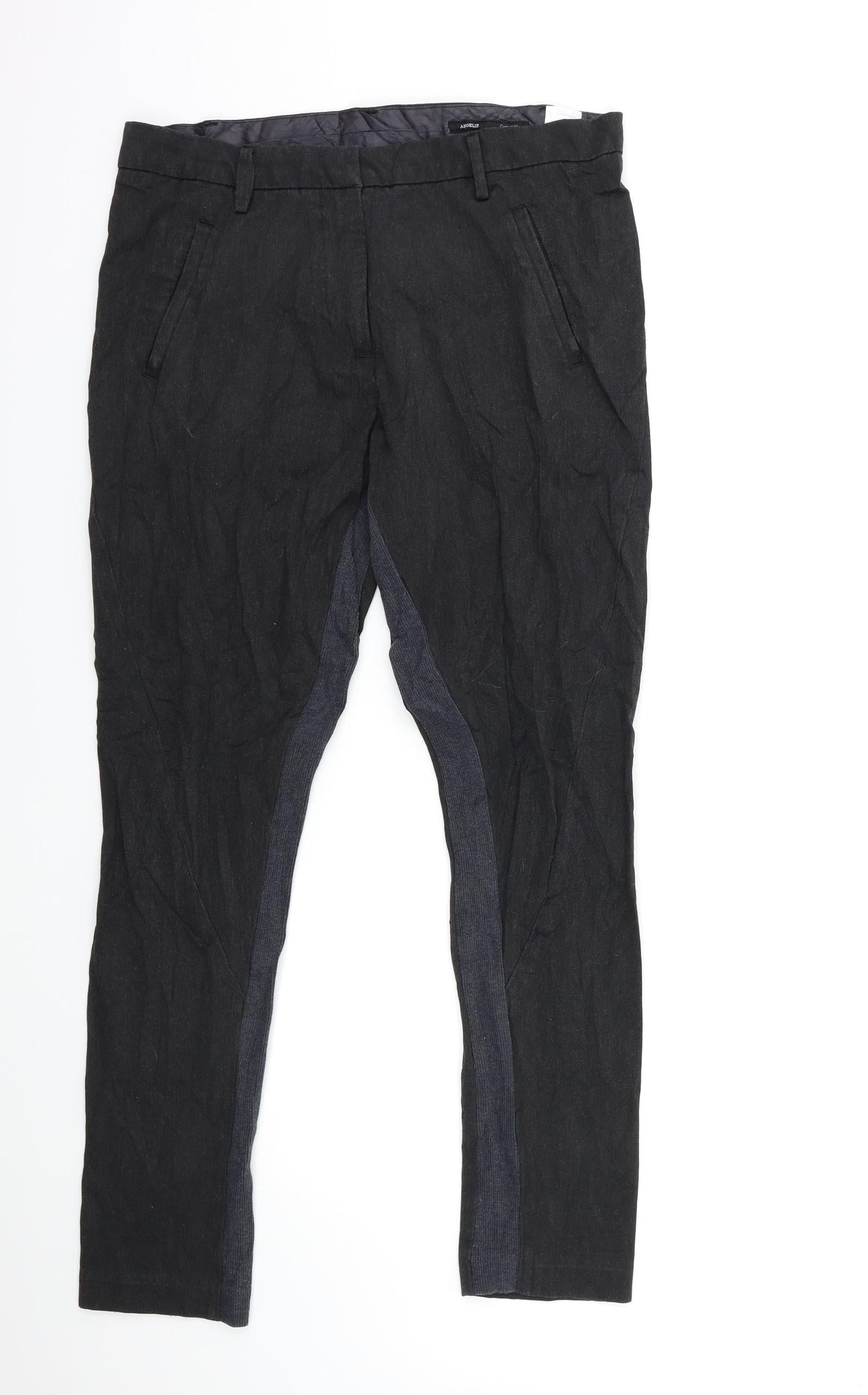 ANGELE Womens Black  Denim Skinny Jeans Size 32 in L30 in