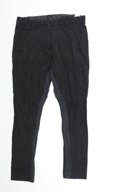 ANGELE Womens Black  Denim Skinny Jeans Size 32 in L30 in