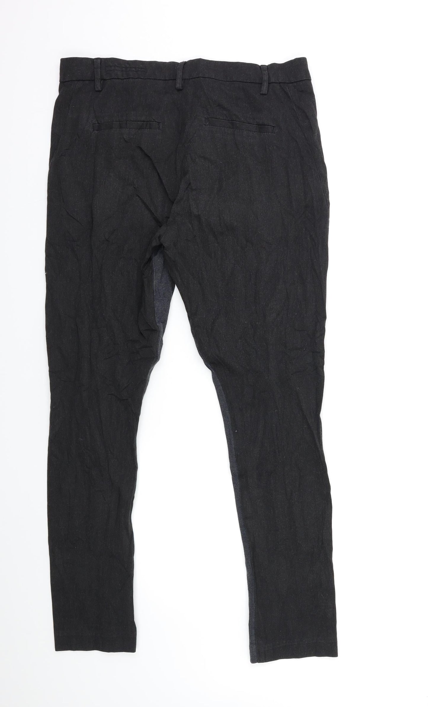 ANGELE Womens Black  Denim Skinny Jeans Size 32 in L30 in