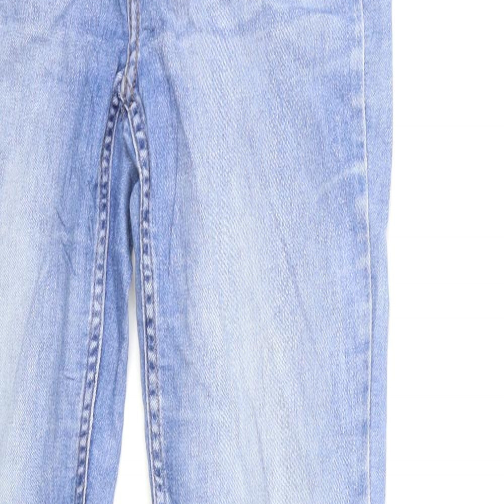 Womens UK Size 8 H&M Regular Fit Skinny Blue Jeans