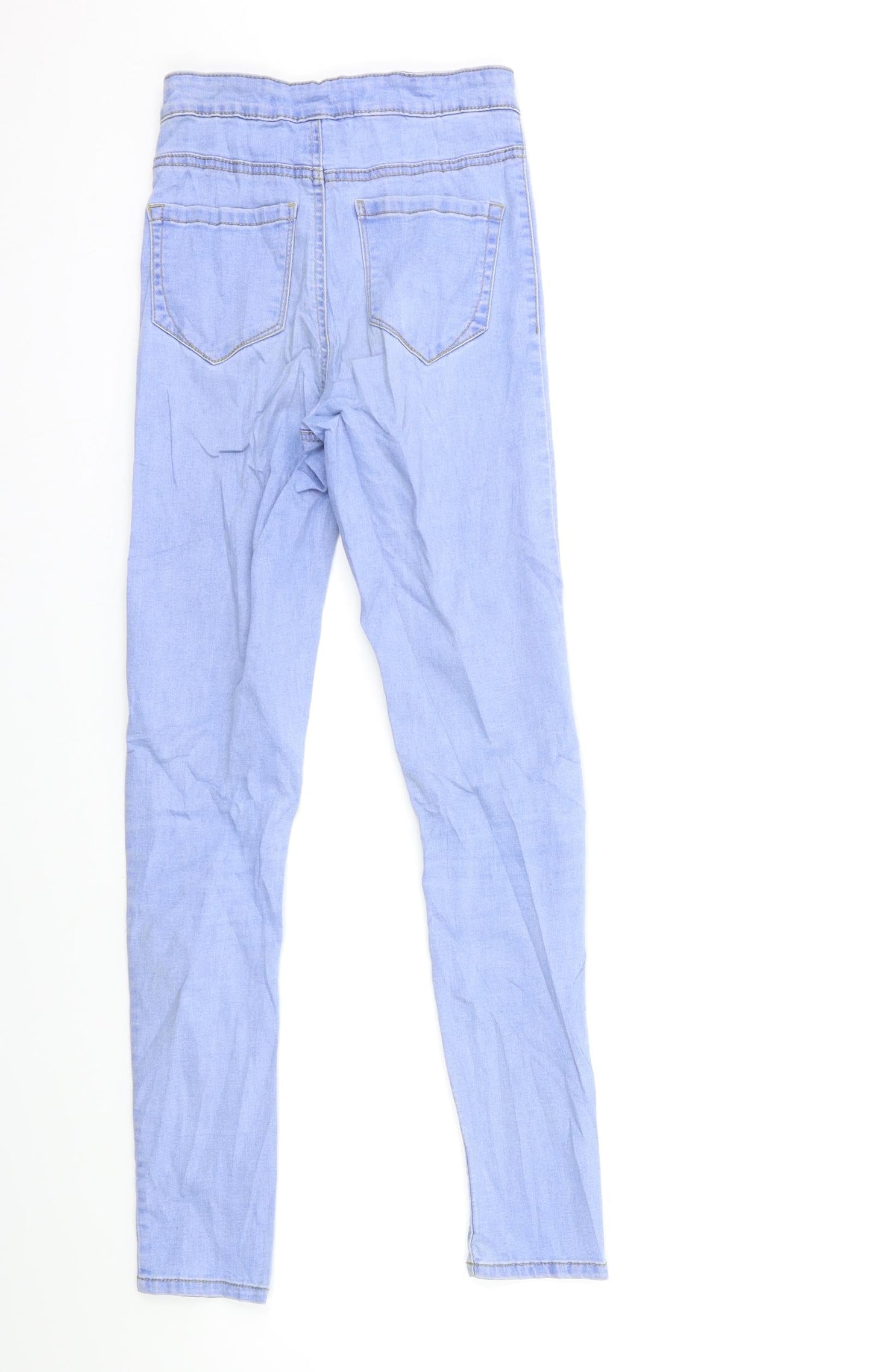 Denim & Co. Womens Blue  Denim Skinny Jeans Size 4 L28 in