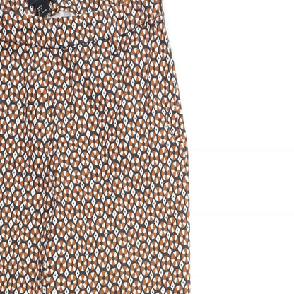 Womens UK Size 28 in H&M Regular Fit  Brown Trousers