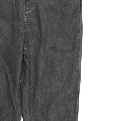 Denim & Co. Womens Grey  Denim Jegging Jeans Size 10 L30 in