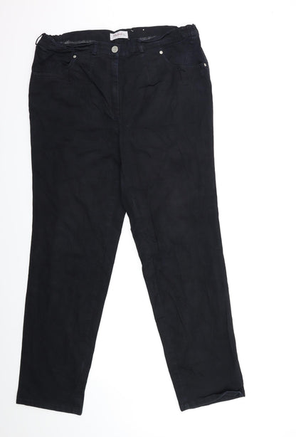 Malva Womens Blue  Denim Straight Jeans Size 34 in L31 in