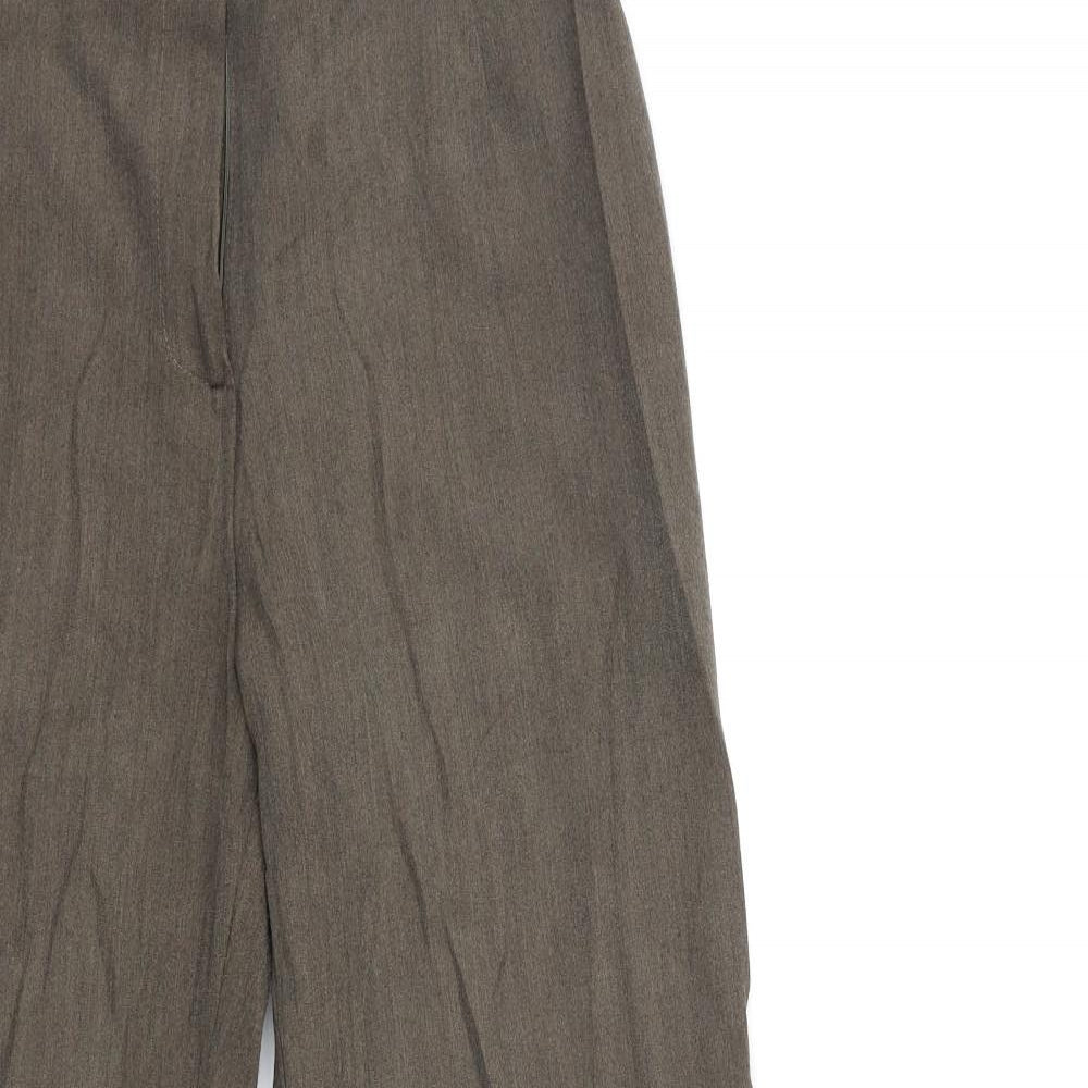 Poppy Womens Brown   Trousers  Size 14 L30 in