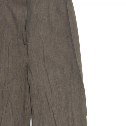 Poppy Womens Brown   Trousers  Size 14 L30 in