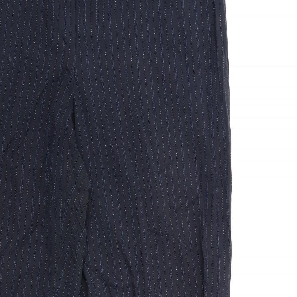 Womens UK Size 14 Marks and Spencer Regular Fit  Blue Trousers