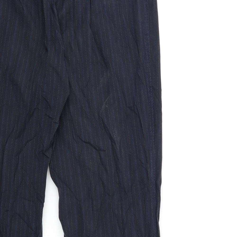 Womens UK Size 14 Marks and Spencer Regular Fit  Blue Trousers
