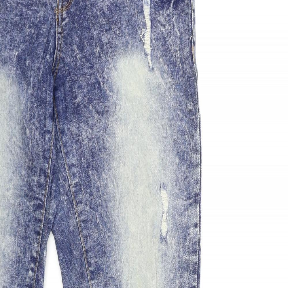 PARISIAN SIGNATURE Womens Blue  Denim Skinny Jeans Size 10 L30 in