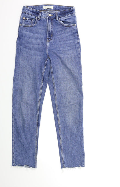 Denim & Co. Womens Blue  Denim Skinny Jeans Size 6 L27 in