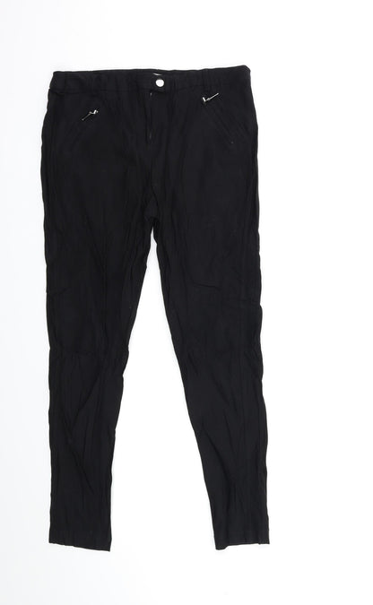 George Womens Black   Trousers  Size 10 L26 in