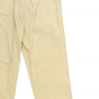 Crafted Womens Beige   Chino Trousers Size 10 L30 in