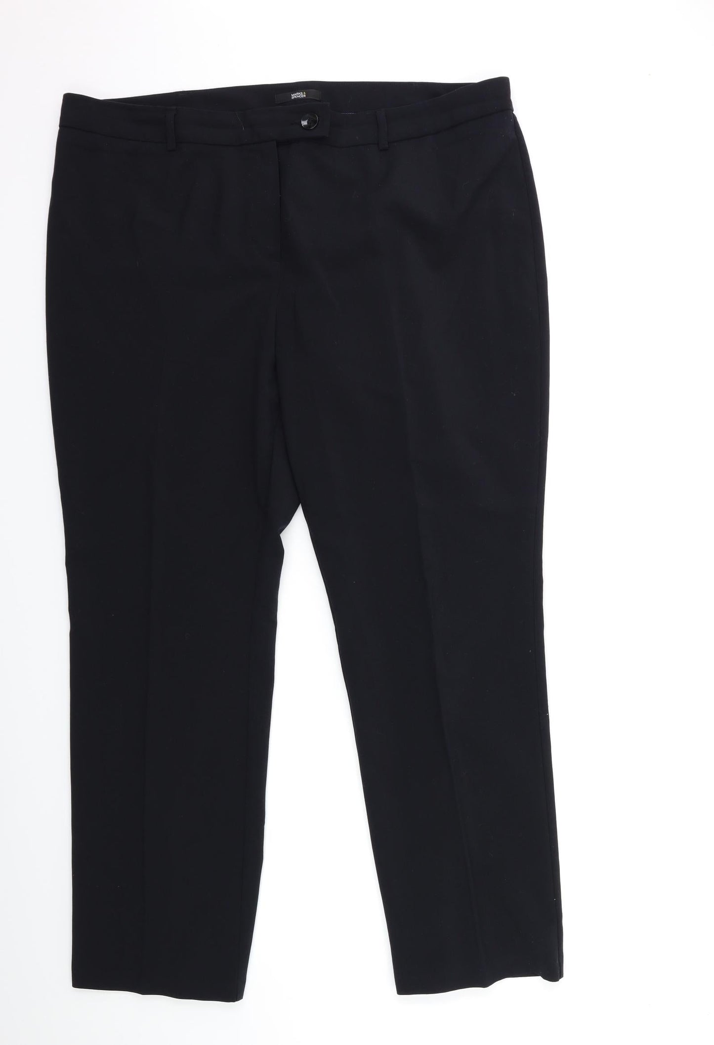 Womens UK Size 40 in Marks and Spencer Regular Fit  Blue Trousers