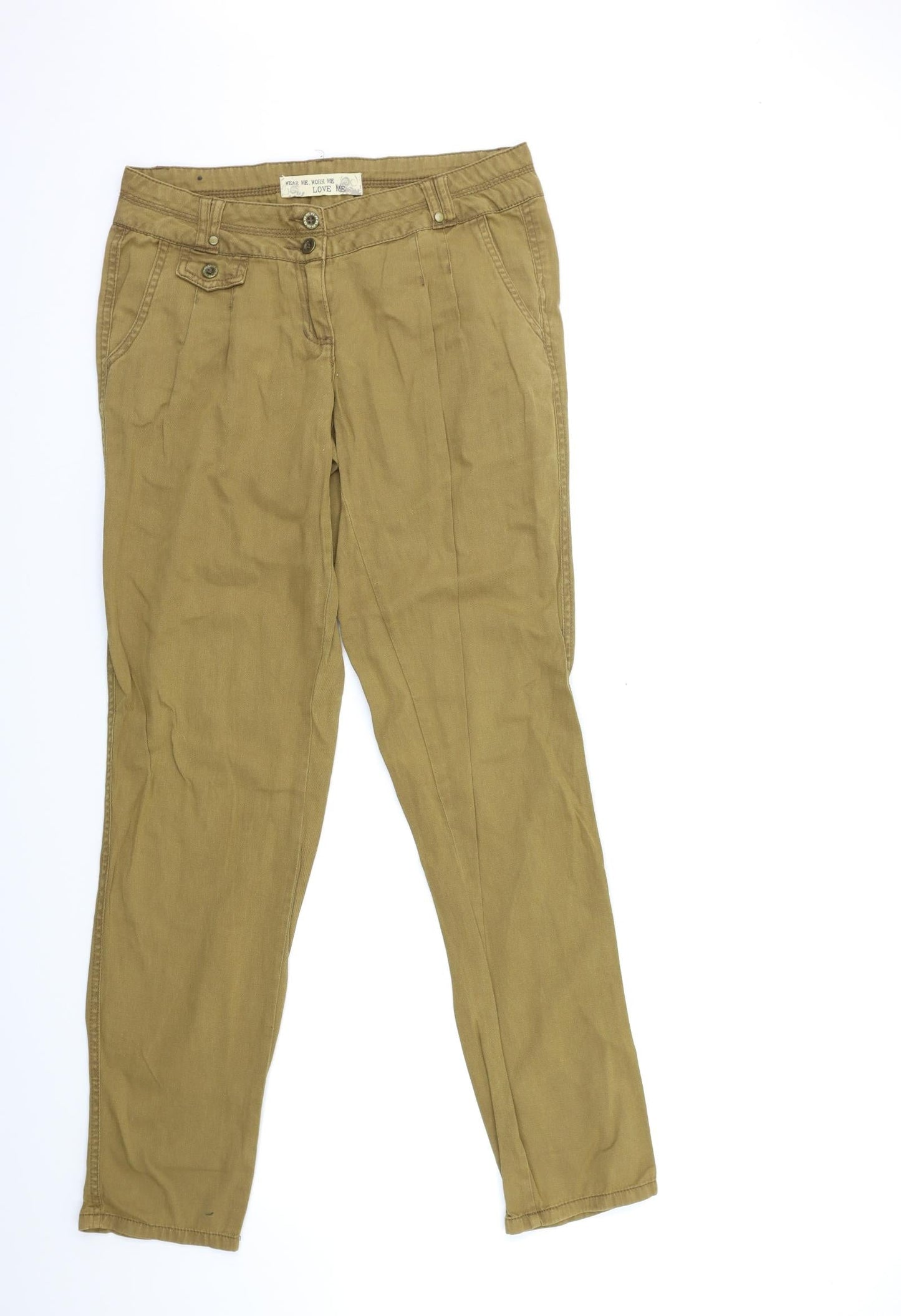 New Look Womens Green  Denim Skinny Jeans Size 10 L30 in