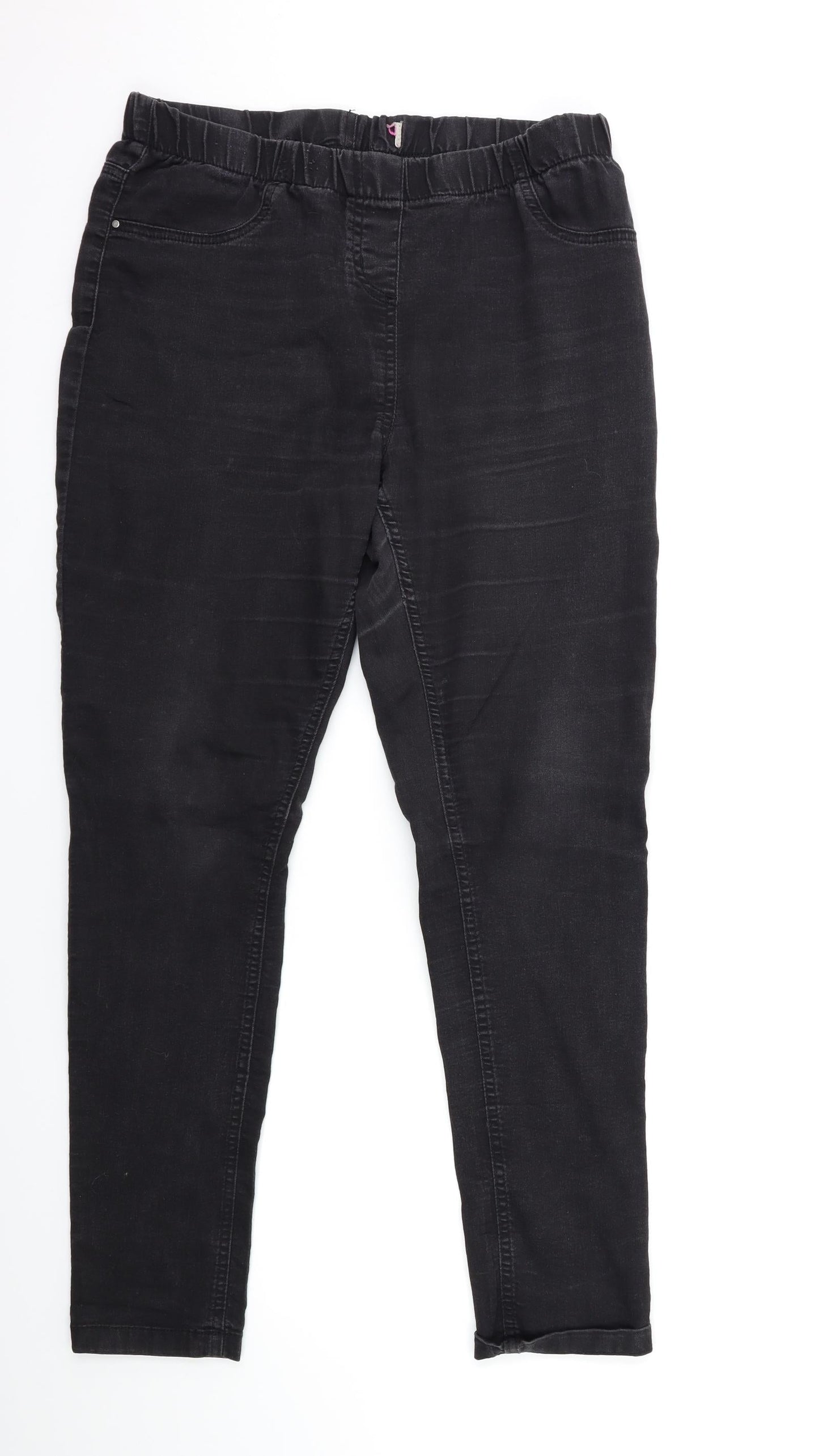 Womens UK Size 30 in Preworn Regular Fit Jegging Black Jeans