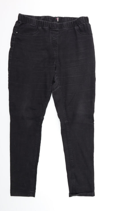 Womens UK Size 30 in Preworn Regular Fit Jegging Black Jeans