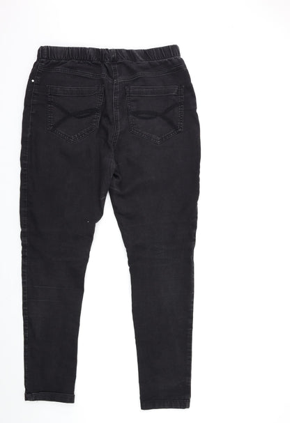 Womens UK Size 30 in Preworn Regular Fit Jegging Black Jeans