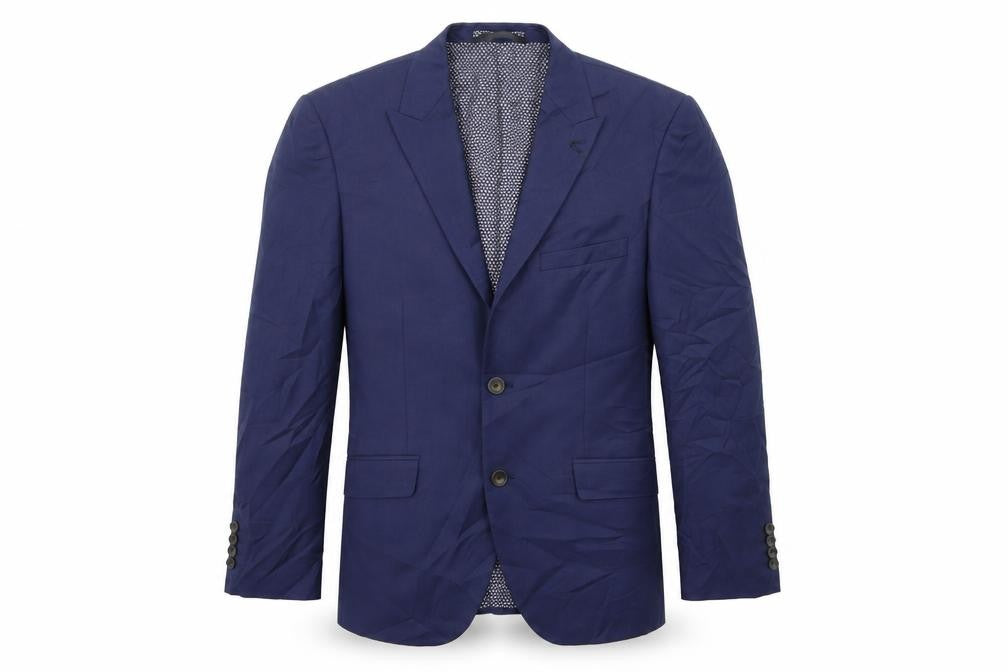 Mens UK Size 38 Marks and Spencer Regular Blue Suit Jacket
