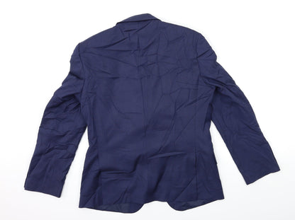 Mens UK Size 38 Marks and Spencer Regular Blue Suit Jacket