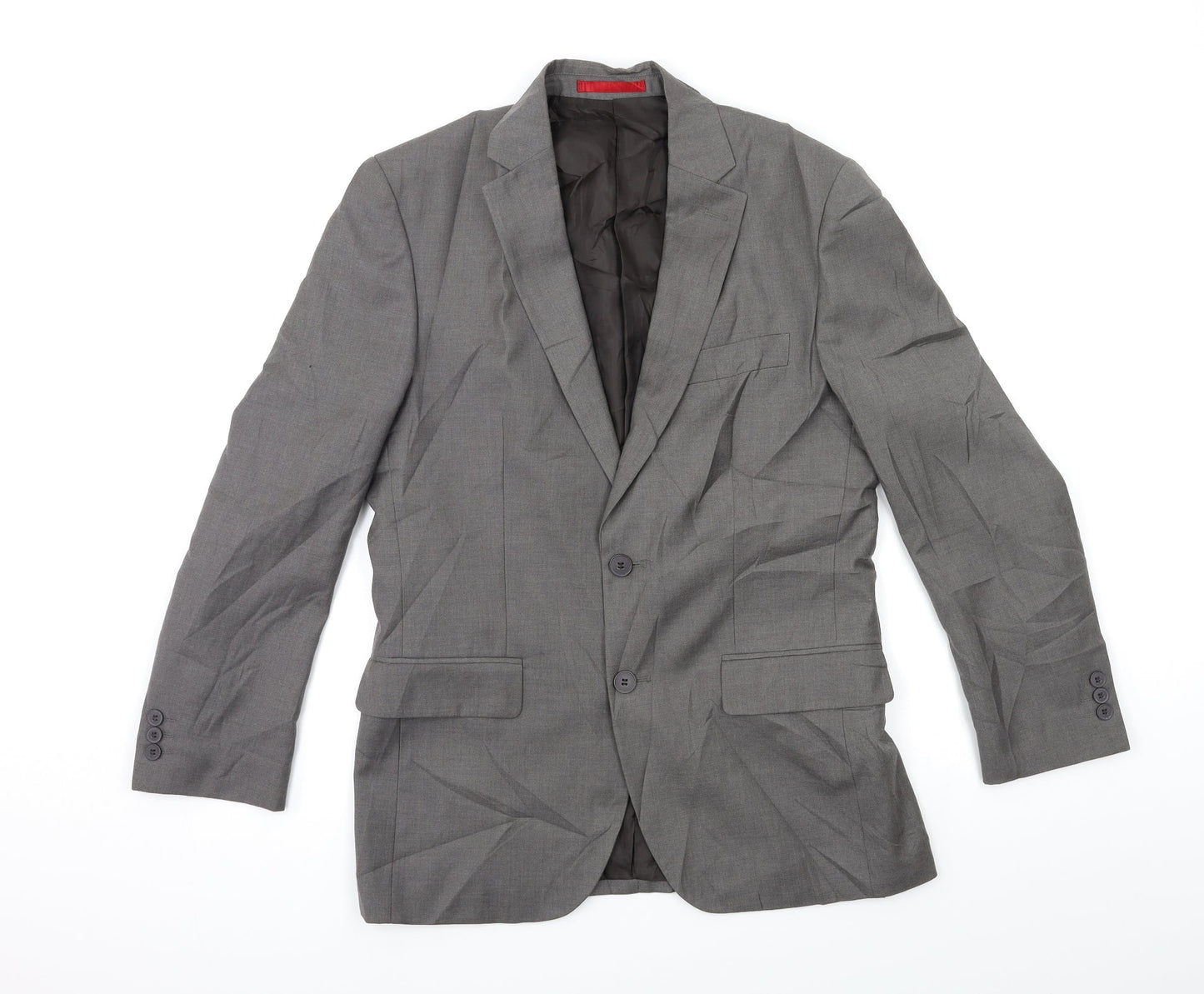 Mens UK Size 36 Burton Regular Grey Suit Jacket