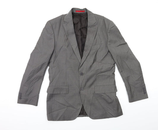 Mens UK Size 36 Burton Regular Grey Suit Jacket
