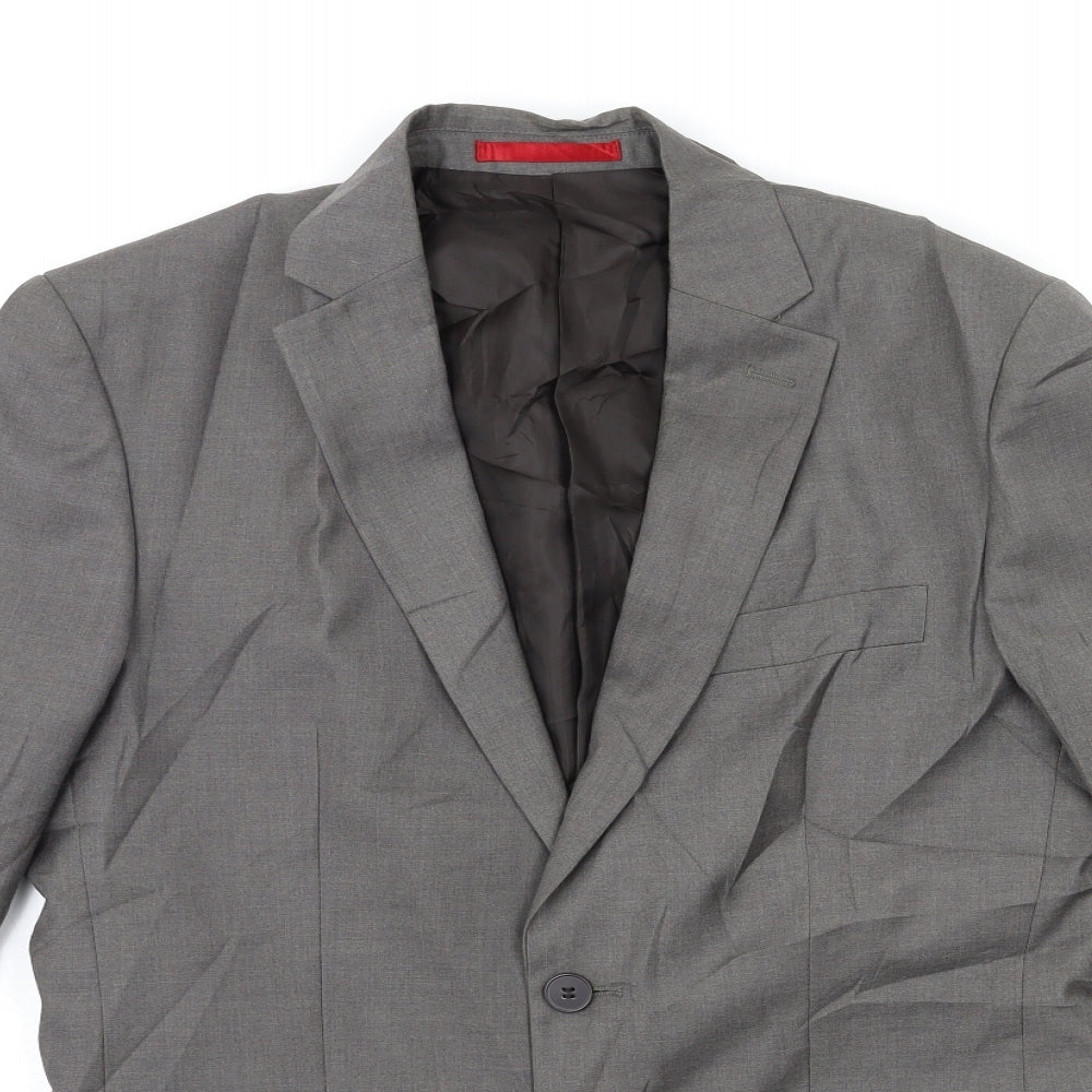 Mens UK Size 36 Burton Regular Grey Suit Jacket